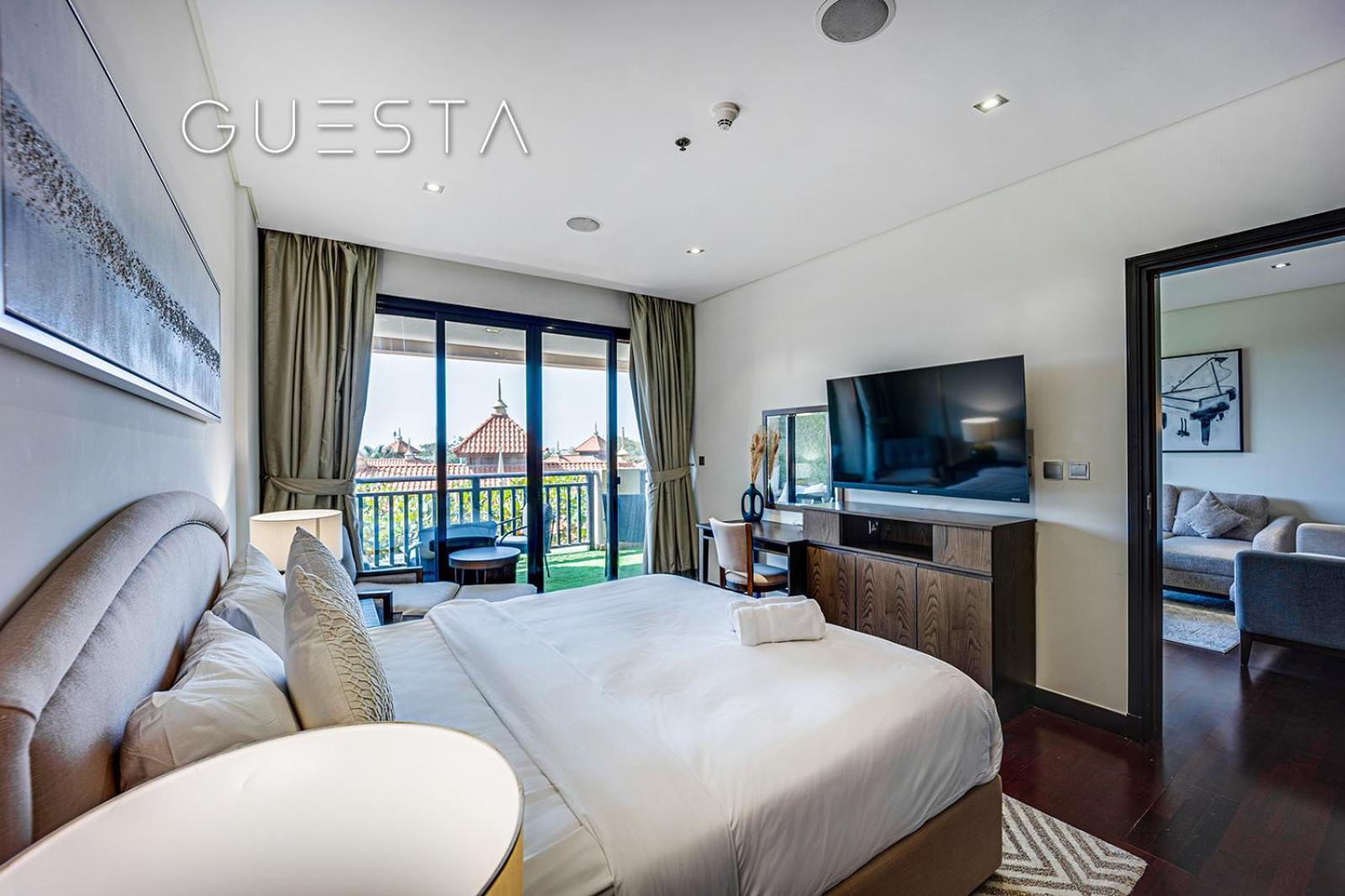 Royal Amwaj Apartments, Palm Jumeirah, Free Beach And Pool Access Dubaj Pokoj fotografie