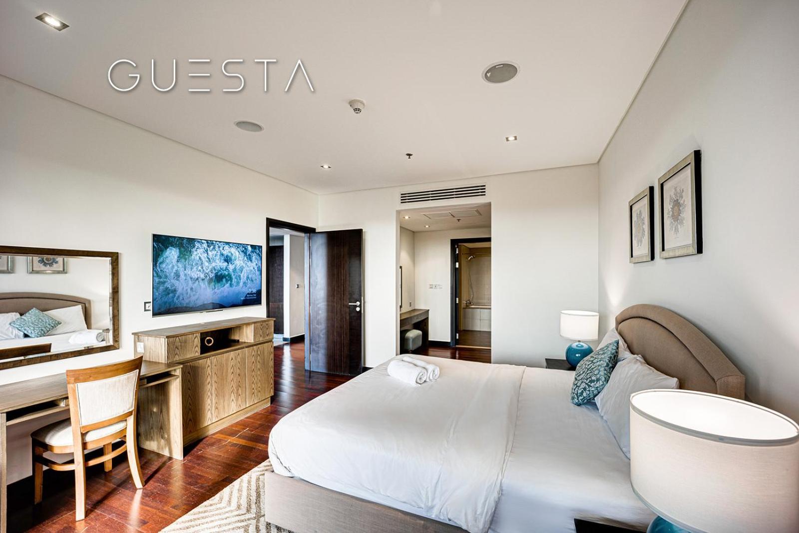 Royal Amwaj Apartments, Palm Jumeirah, Free Beach And Pool Access Dubaj Pokoj fotografie